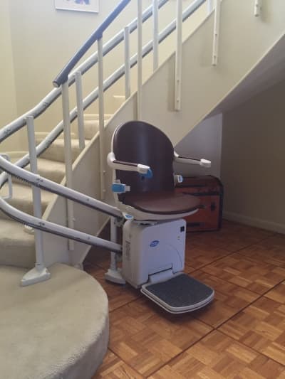 Custom stairlift solution for multi-landing staircase